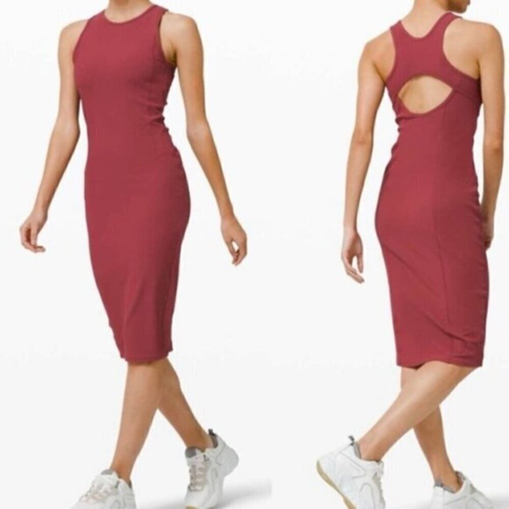 Lululemon Brunch and Back Dress in Chianti Women Size 2